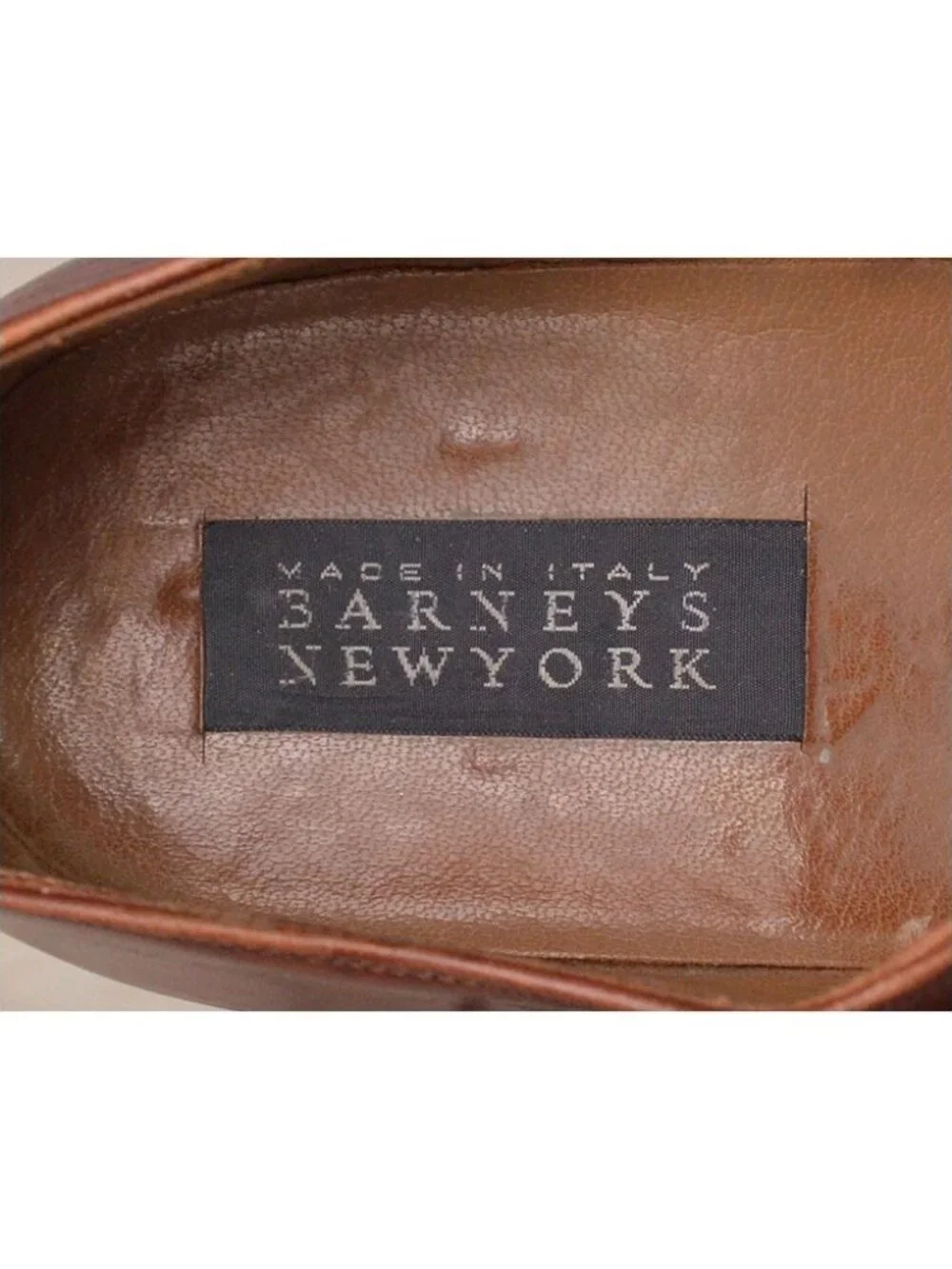 Men Barneys Hand Made Straight Cap Toe Bal Oxfords 10 M